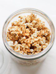 caramel corn made from microwave
