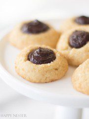Chocolate Thumbprints Cookies