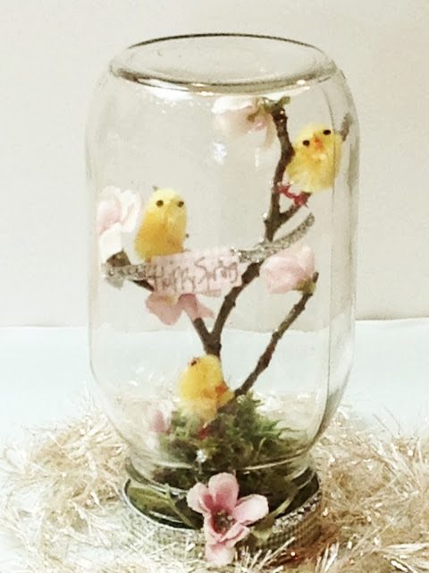 spring Mason jar craft