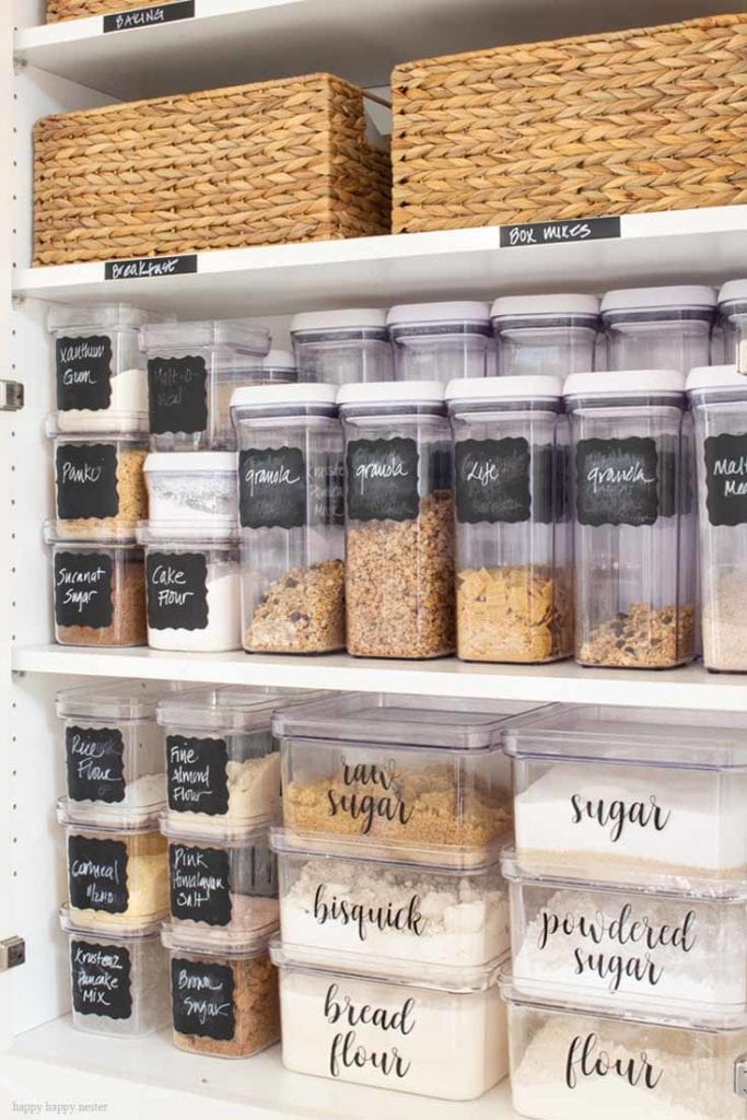 Baking cupboard organization tips - Willow Bloom Home