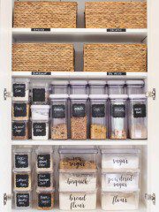 Organizing with Container Store Products