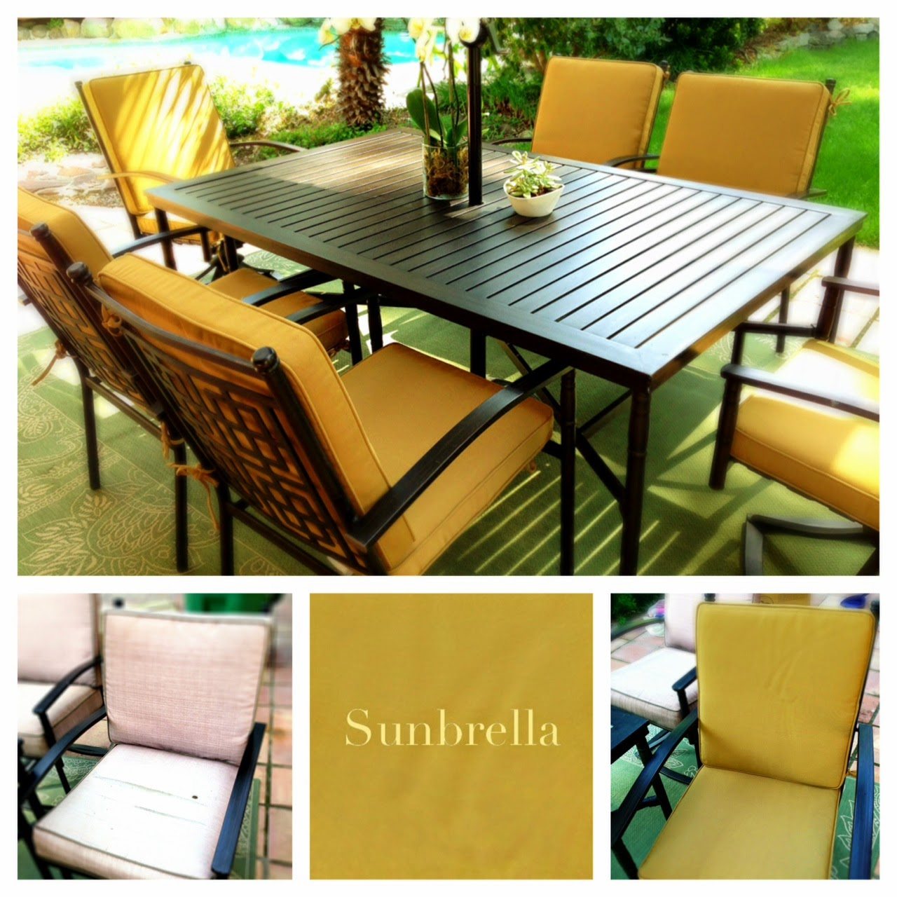 Sunbrella is the Best for Outdoor Cushions Happy Happy Nester