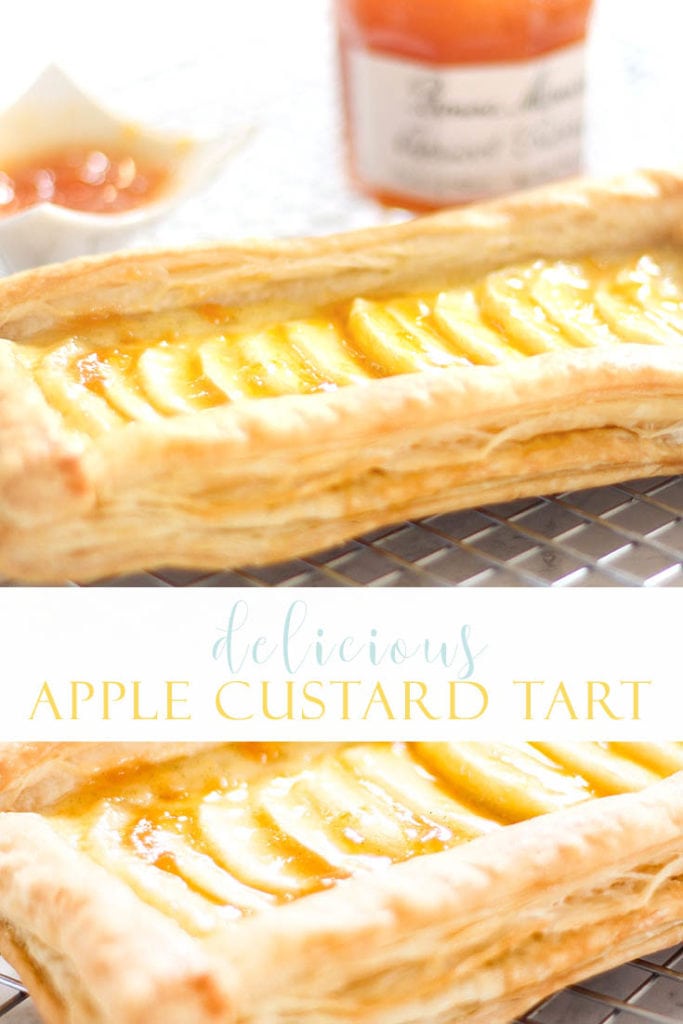 French Apple Custard Tart