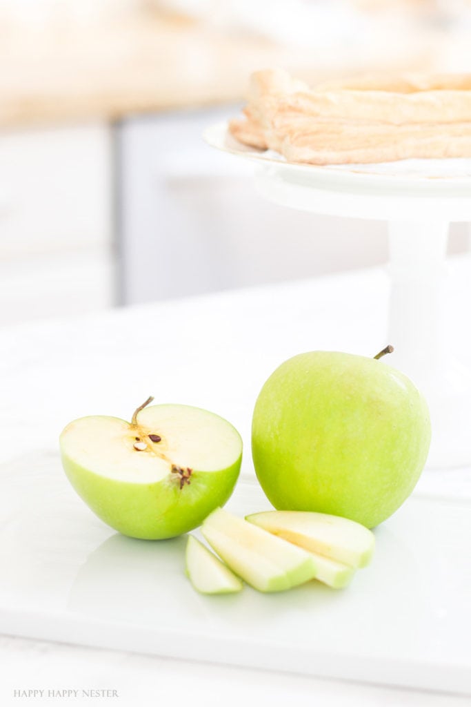 French Apple Custard Tart