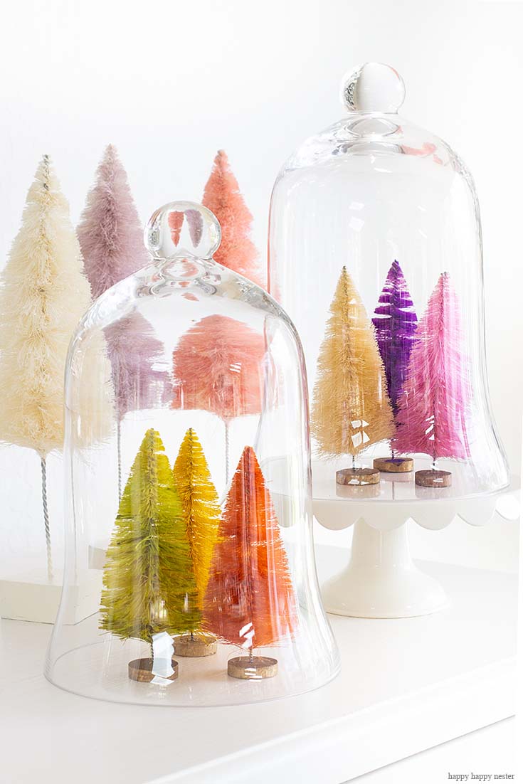 Bottlebrush Tree Decorating Ideas - Christmas Bottlebrush Trees