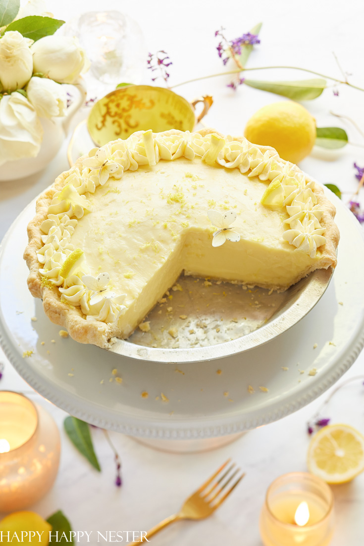 the best lemon sour cream pie recipe
