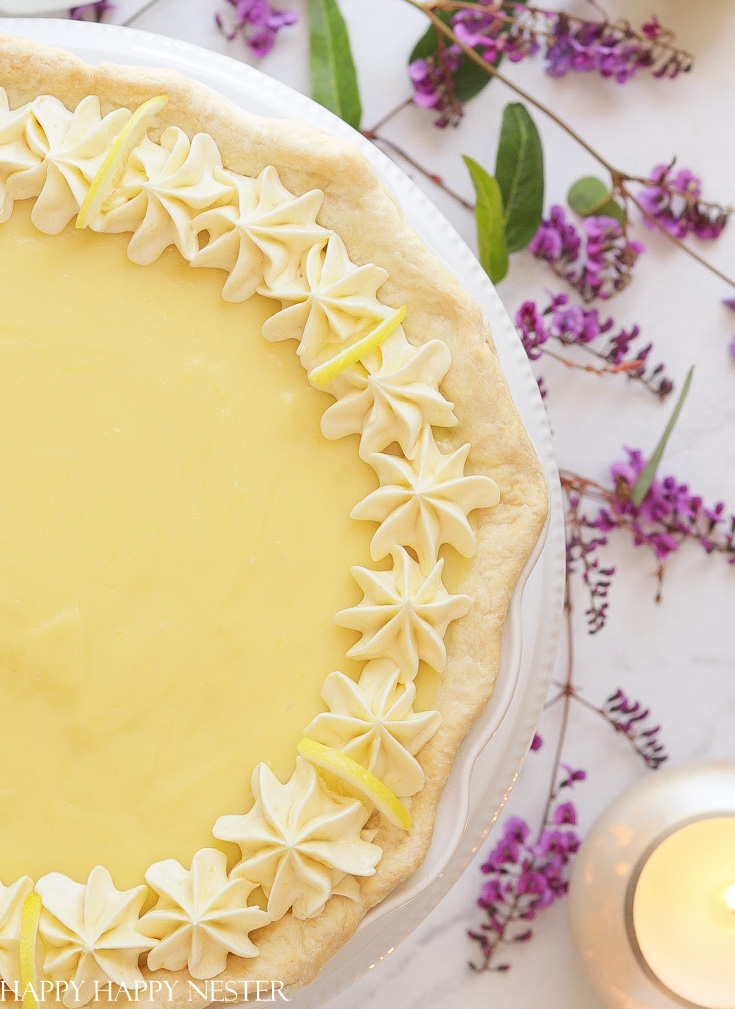 best lemon sour cream pie