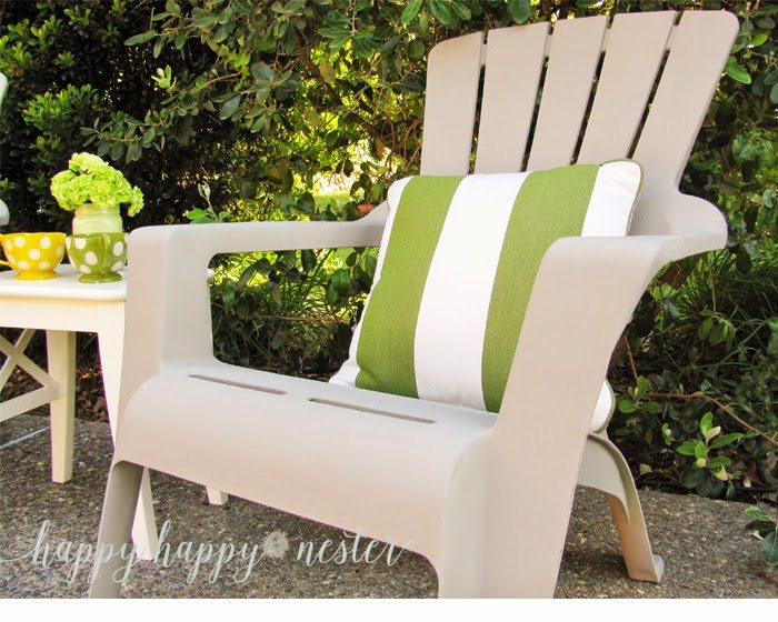 Annie Sloan Chalk Paint And Plastic Outdoor Chairs Happy Nester - Can You Use Annie Sloan Paint On Outdoor Furniture