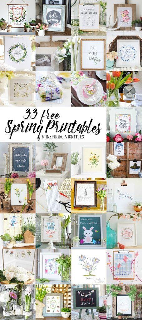 decorating ideas 33 free spring printables