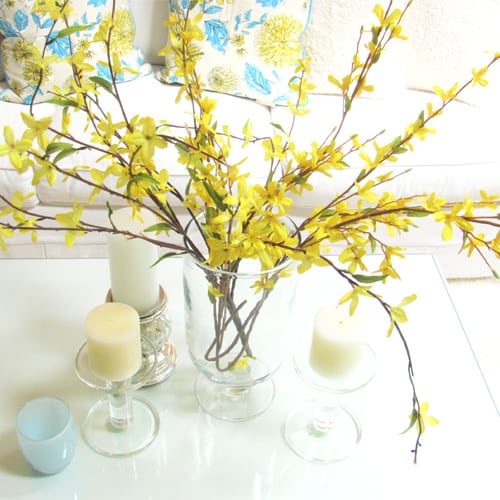 decorating ideas forsythia