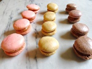 macaron recipe line up