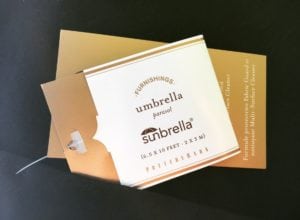 sunbrella umbrellas tag