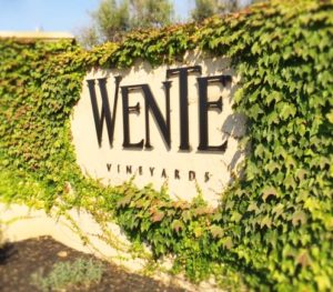 wente vineyards signage