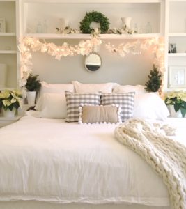 winter wonderland holiday bedroom