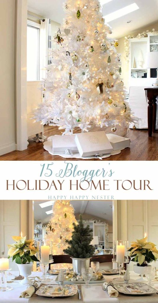15 Blogger's show off their lovely holiday home for this ultimate blog tour. My home this year is all about a White Christmas. My decor is light and cozy.