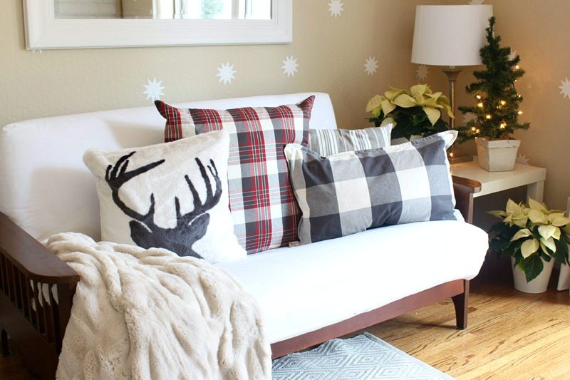 buffalo check Pottery Barn pillow