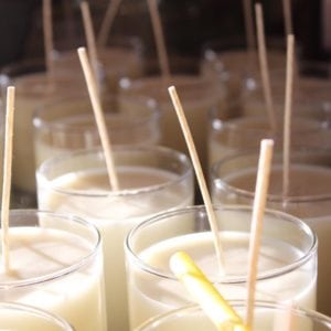 soy candle making