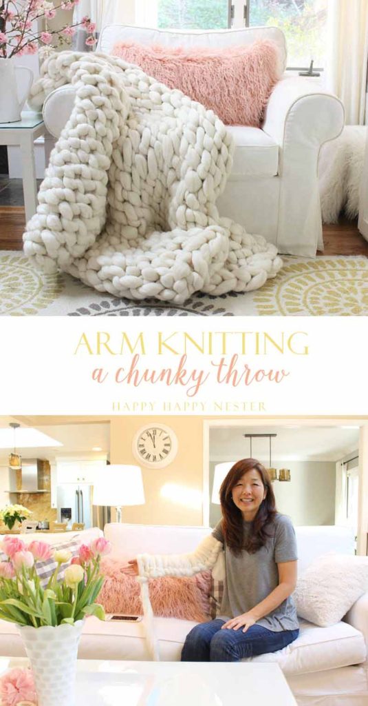 Arm knit this chunky throw. Answers to the frequently asked questions to arm knitting. You can be knitting within minutes with the resources I provide.Arm knit a chunky throw in about 90 minutes. All you need is yarn and your arms and you can make this beautiful 100% wool blanket. Arm Knit | Knitting | Blanket | Knitting Tutorial | Arm Knit DIY | Knitting DIY | Crafts | Hobbies | Wool Blanket | Chunky Wool Blanket | Wool Blanket DIY | How To Knit | Learn How To Knit