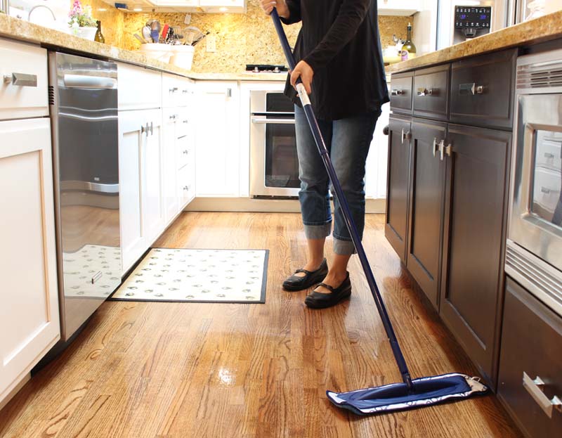 Bona Power Plus Hardwood cleaning products are my key to clean wooden floors. I'm in love with microfiber deep clean pad which helps with stubborn stains.