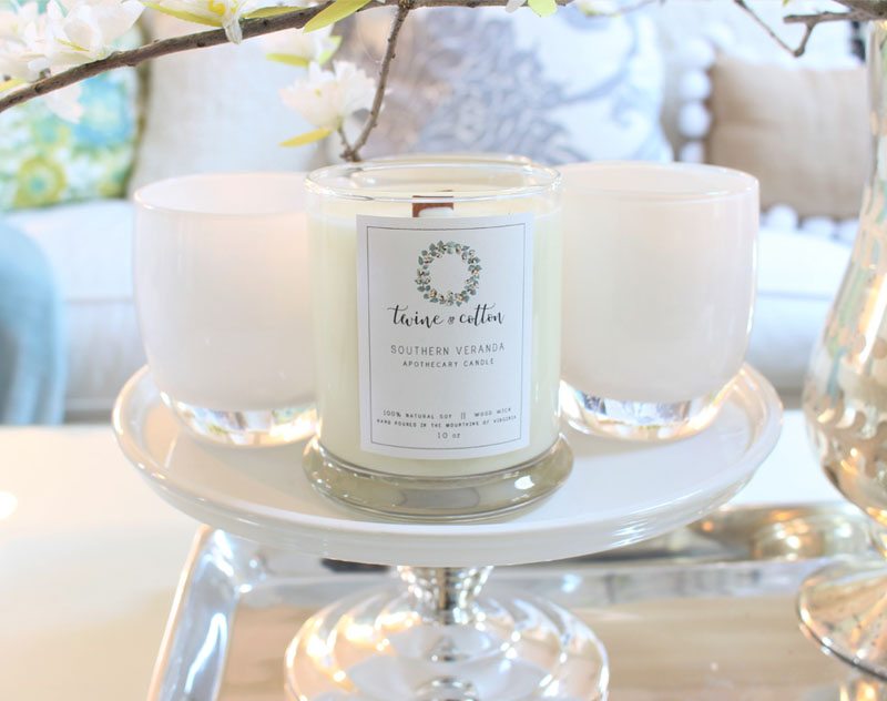 The Hill Collection Candles have a wooden wick that crackles like a wood fire when lit. The candles have heavenly fragrances that beautifully fill a room. 