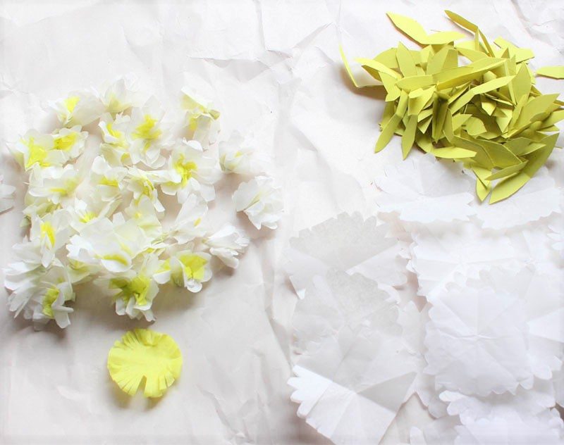 white paper flowers tutorial