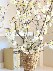 Easy Tissue Paper Flowers: Pear Blossoms