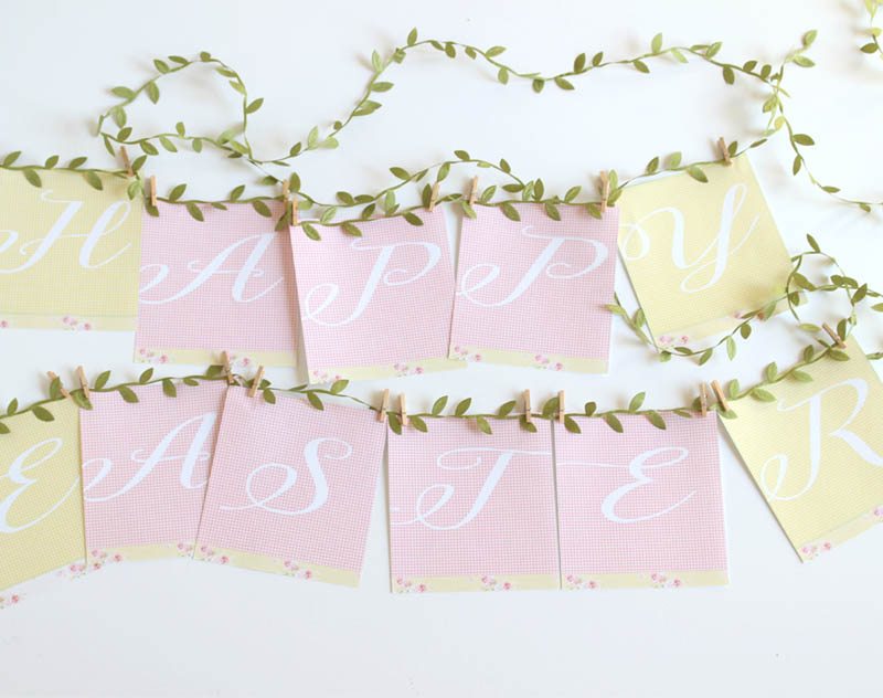 Happy Easter Printables : Free Spring Printables — Pink Peppermint Design