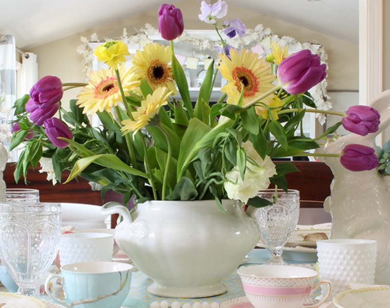 spring table decor