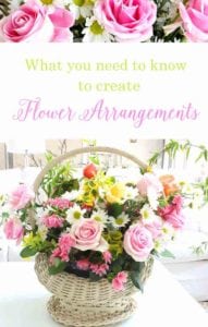 10 helpful ideas to creating $15 flower arrangements. It is easy to design if you just know a few tricks that I use. Flowers arrangements can be fun!