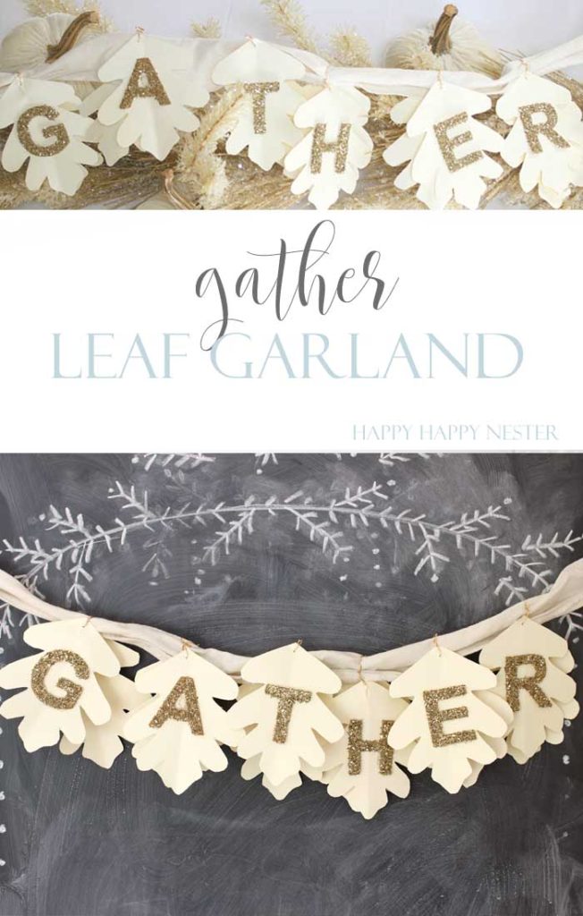 This easy and cute Leaf Garland is pretty to hang anywhere in your home. Make sure to welcome fall in with this great little craft. It creates a cozy home.