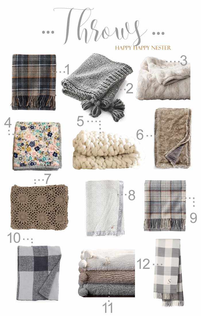 Shop My Favorite Winter Throws