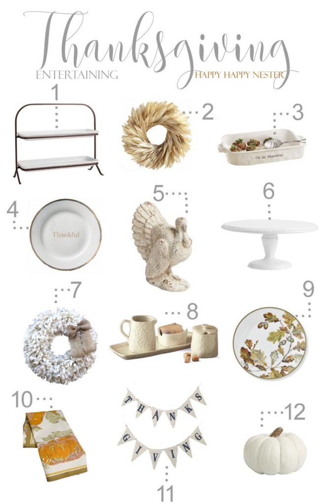 Need some ideas for styling your Thanksgiving Table? Here are 12 items that are charming. Entertaining this year will be beautiful with this table decor.