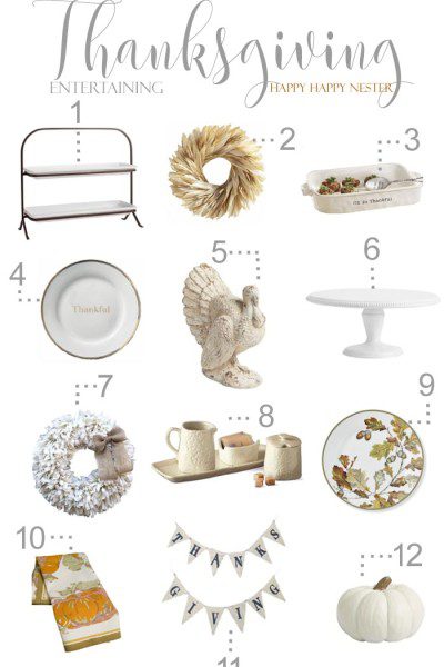 Need some ideas for styling your Thanksgiving Table? Here are 12 items that are charming. Entertaining this year will be beautiful with this table decor.