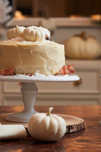 This Italian Cream Cake has a pumpkin cream cheese frosting that makes this a winning combination. This dessert is perfect for the holidays.