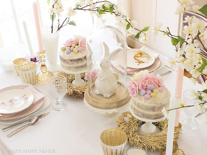 simple Easter table