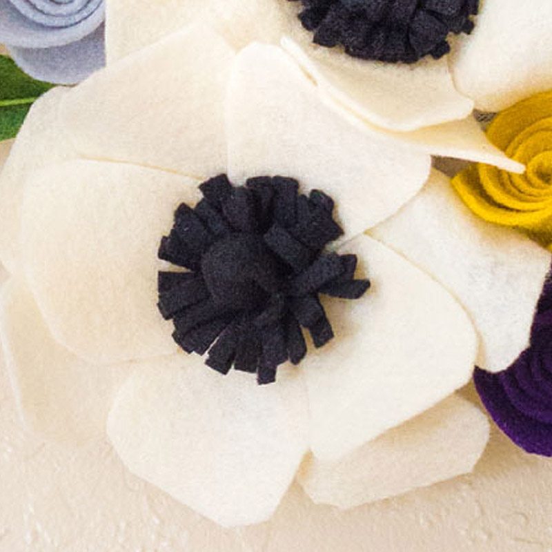 felt flowers craft