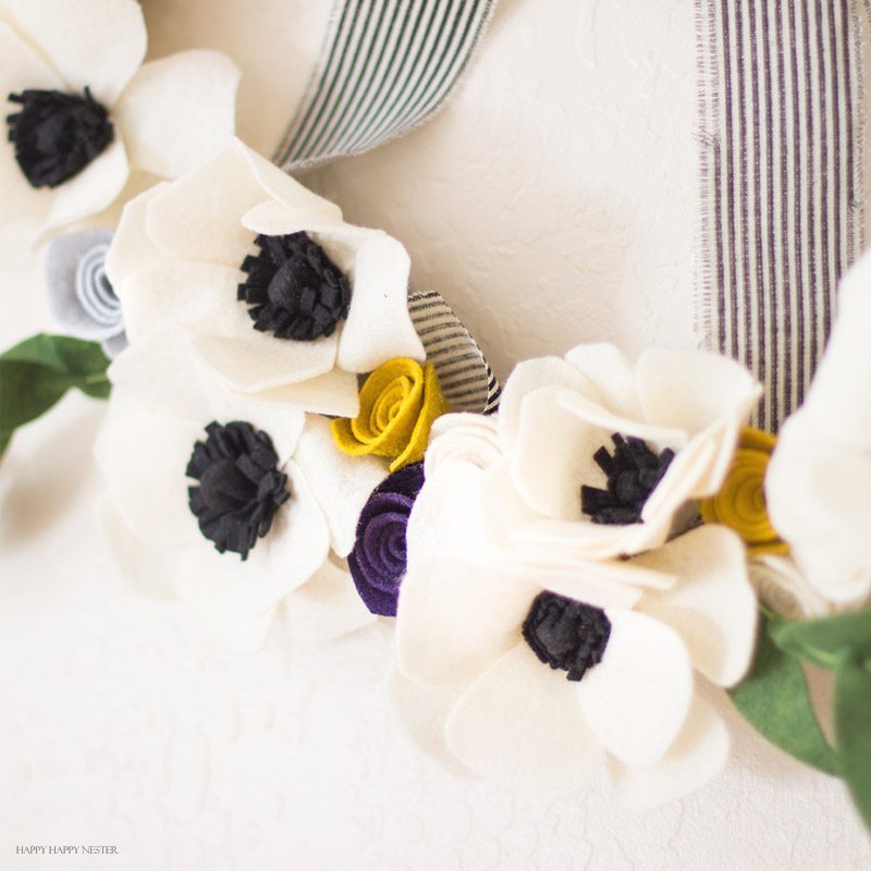 felt flowers diy