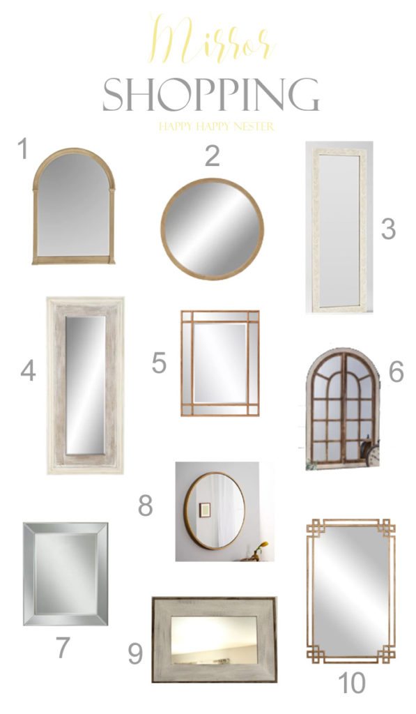 I have found so many mirrors lately while working on a design project for a client. I thought I would share these fun and unique mirrors in this post. Mirrors add instant beauty to most rooms with their reflections and sparkle. Think about adding some to your home. #mirrors #decorate #walldecor #instantdecor #home