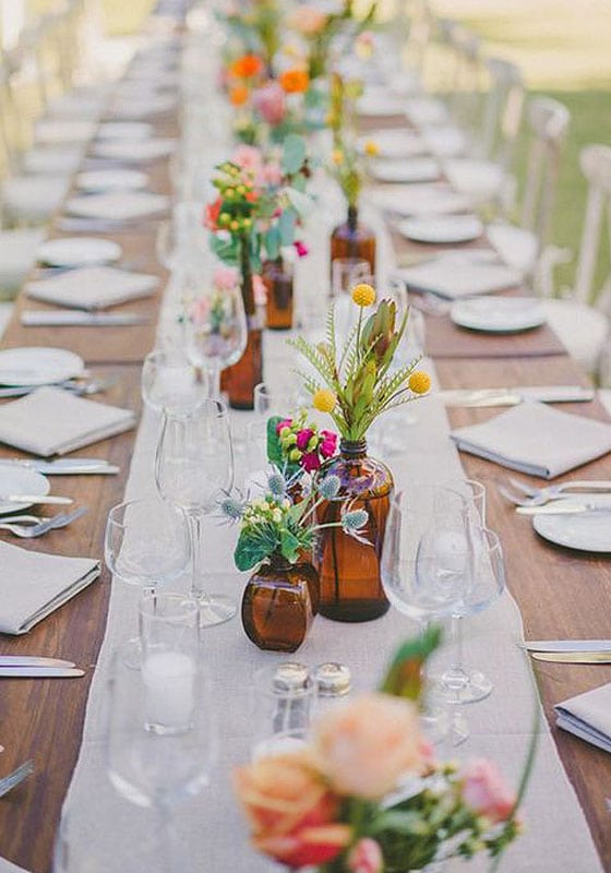 10 Beautiful Outdoor Wedding Reception Table Ideas - Happy Happy Nester