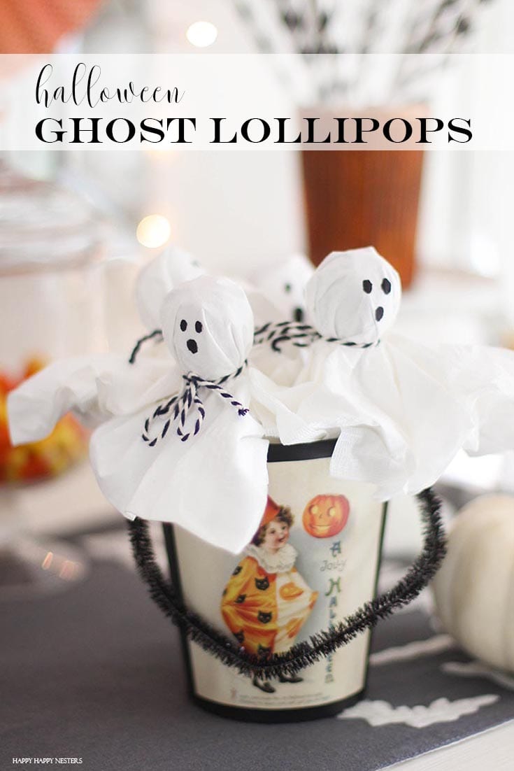 ghost lollipop pin