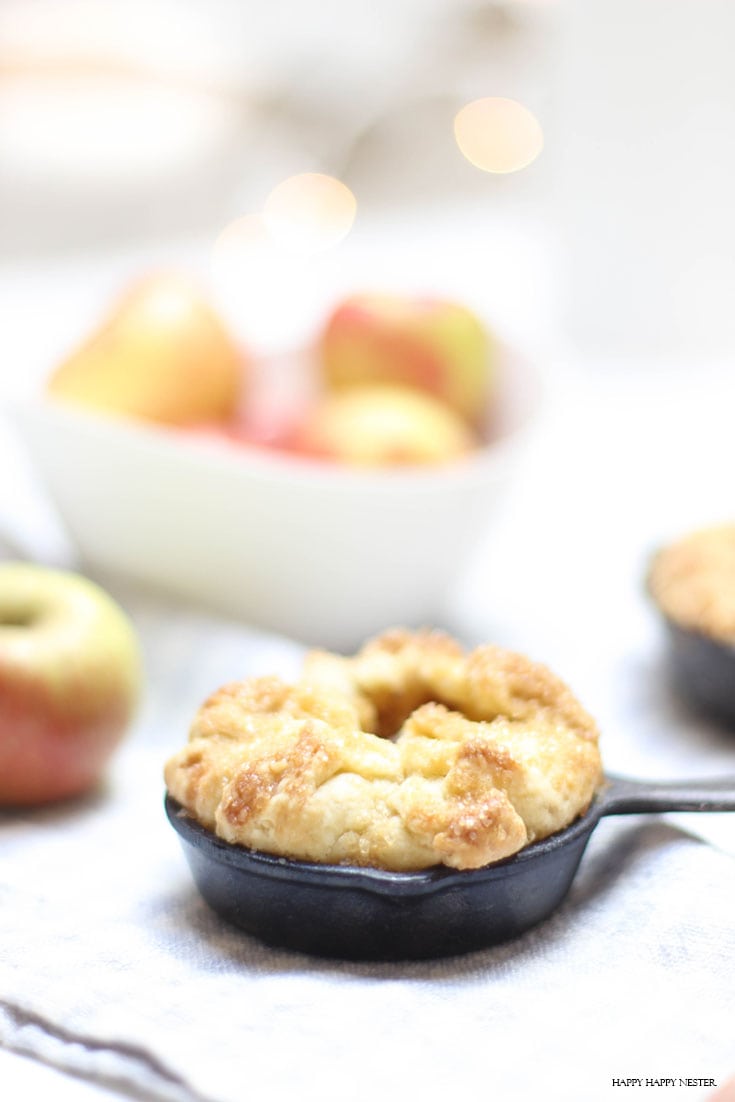 Mini Apple Tart with Custard Recipe