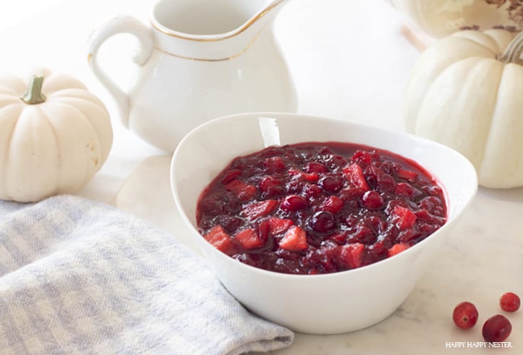 maple apple cranberry sauce recipe side dish