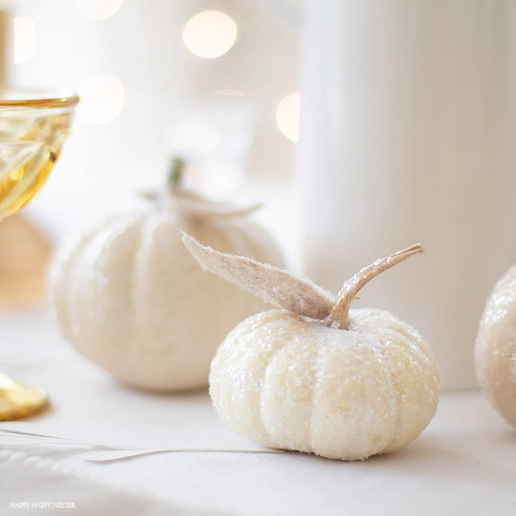 how to make glitter pumpkins for fall