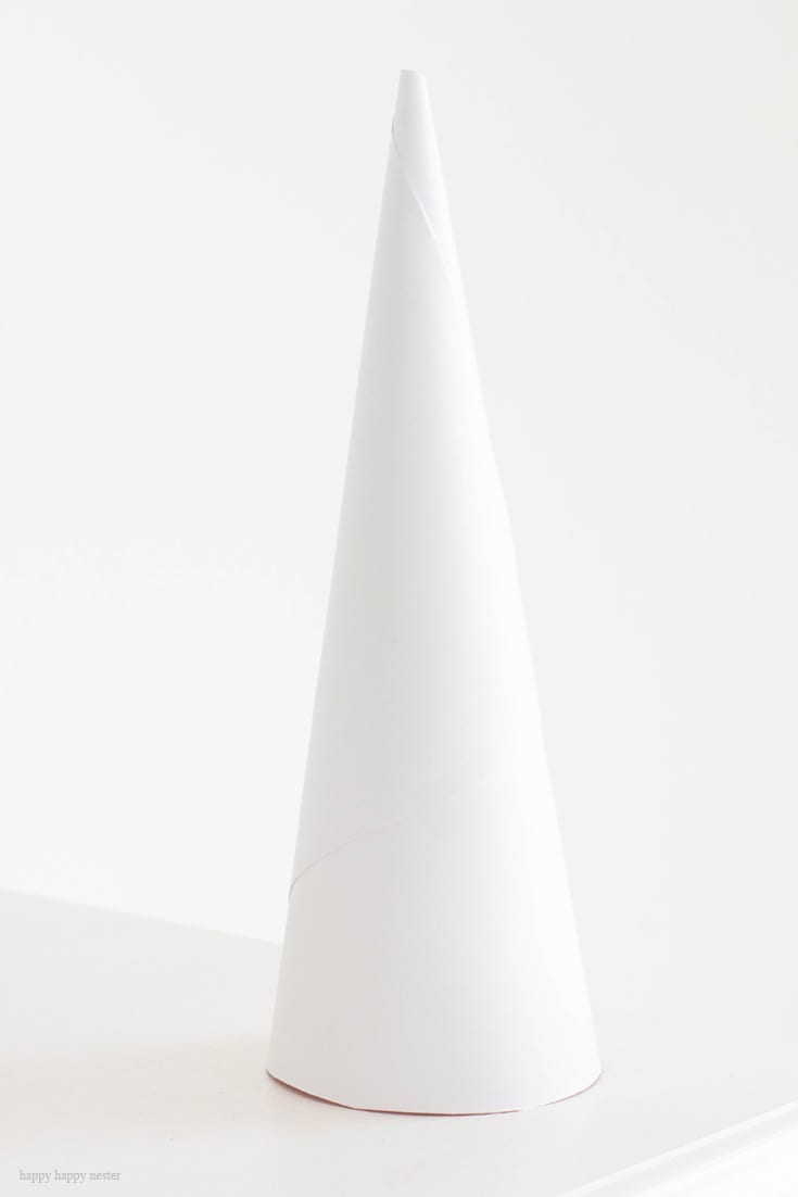 how to make a paper cone