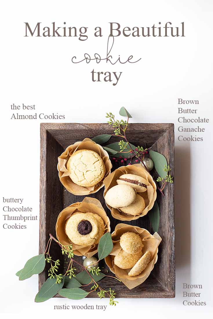 Do you need a Beautiful DIY Cookie Packaging Tray for gifts? If you need an easy way to present cookies on a tray, then you must try my perfect cookie tray idea. It is a quick and impressive way to gift some homemade cookies. All the cookies in this post have recipes. Cookies | Cookie Tray | Cookie Gift Ideas | Holiday