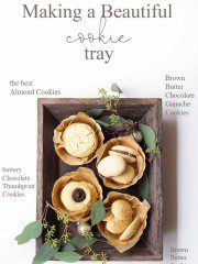 A Beautiful DIY Cookie Packaging Tray info graphic