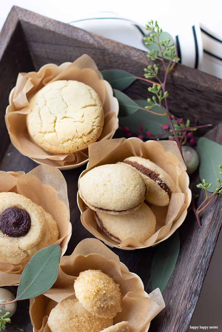 Do you need a Beautiful DIY Cookie Packaging Tray for gifts? If you need an easy way to present cookies on a tray, then you must try my perfect cookie tray idea. It is a quick and impressive way to gift some homemade cookies. All the cookies in this post have recipes. Cookies | Cookie Tray | Cookie Gift Ideas | Holiday 