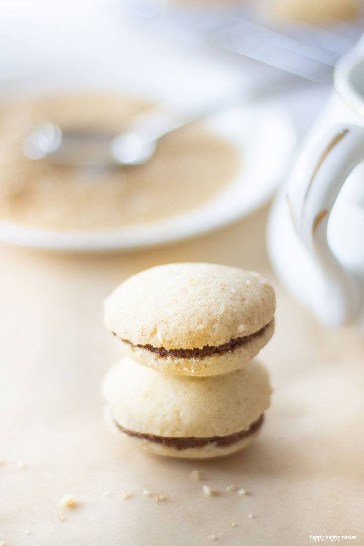 Brown Butter Sugar Cookies with Chocolate Ganache are rich with a light taste and luscious chocolate. This gourmet cookie will become a favorite on your first bite. Brown butter adds a nice rich and nutty flavor. Baking | Cookie | Sugar Cookie | Recipes | Desserts | Brown Butter | Best Cookie | Gourmet Cookies | Recipe