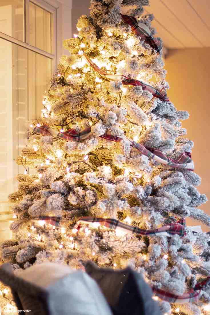 how to choose and buy a flocked christmas tree