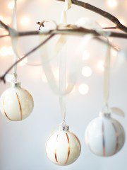 Easy Washi Tape Christmas Ornament DIY
